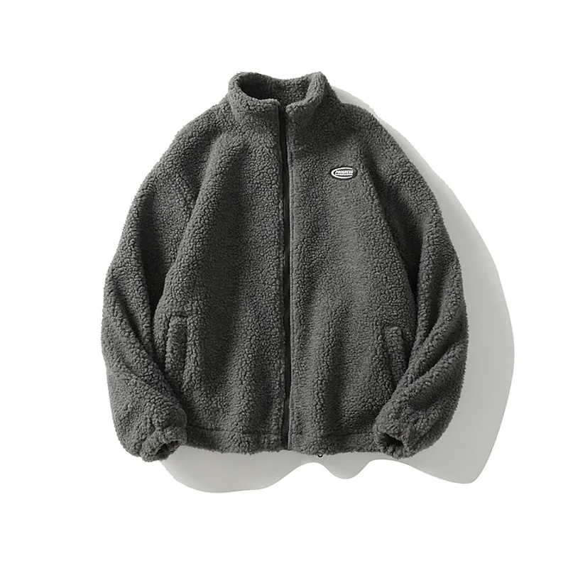 Top Sales Vintage Simple Lamb Wool Coat Men's Fashion Streetwear Loose Plush Warm Couple Fleece Jacket Hip Hop Costumes
Top Sales Vintage Simple Lamb Wool Coat Men's Fashion Streetwear Loose Plush Warm Couple Fleece Jacket Hip Hop Costumes