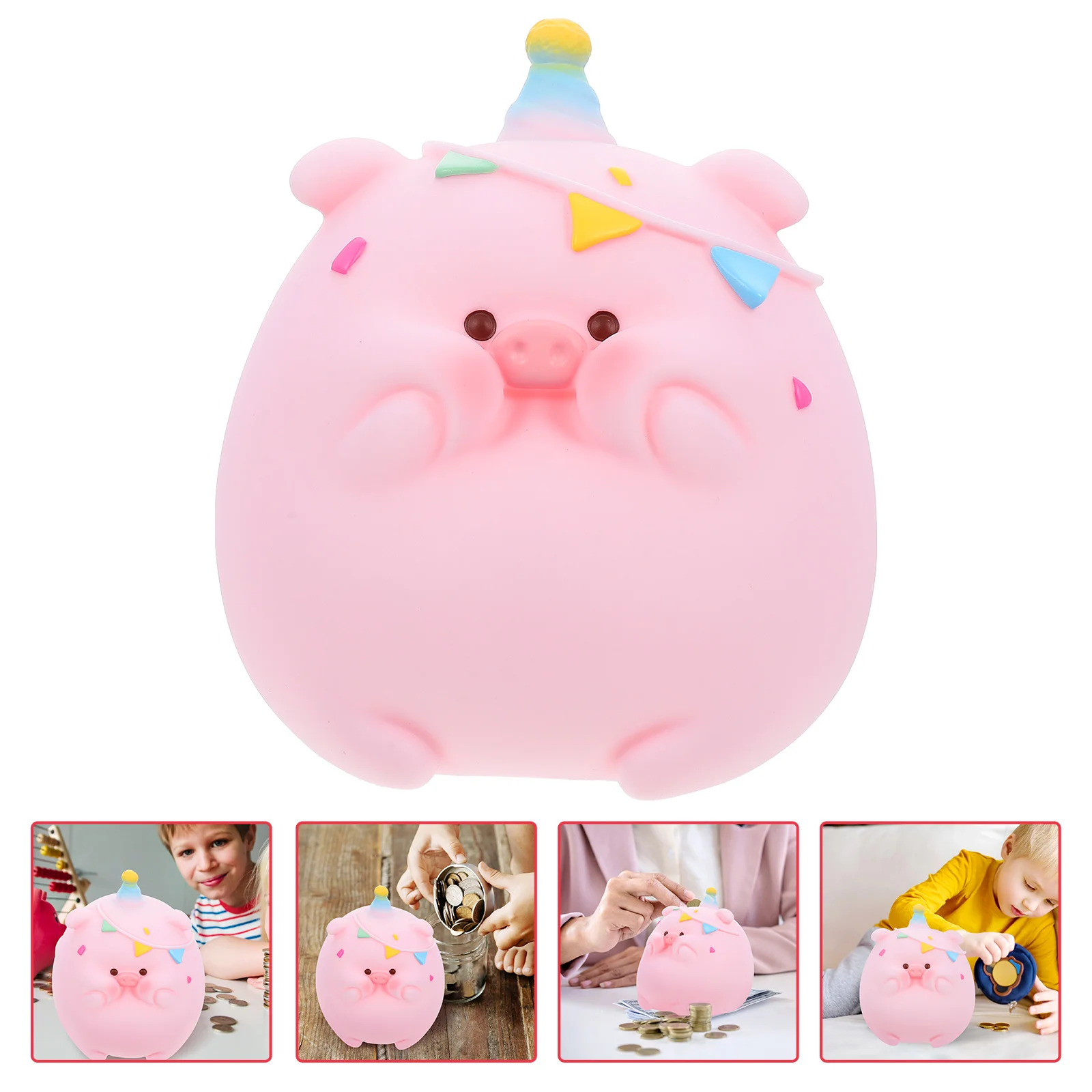Pink Piggy for Kids Cartoon Coin Jar Bedroom Living Room Decor Bank Adorable Saving Pot Party Decoration
Pink Piggy for Kids Cartoon Coin Jar Bedroom Living Room Decor Bank Adorable Saving Pot Party Decoration