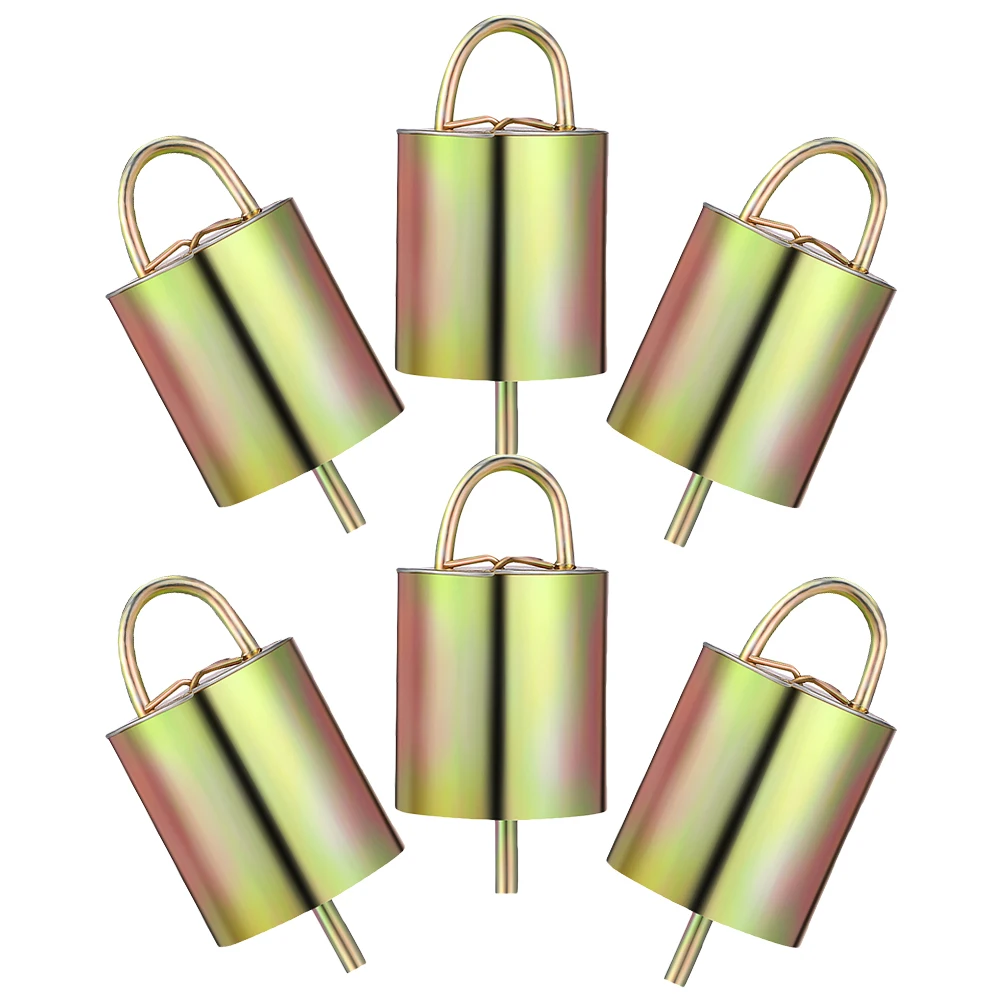 6 Pcs Cow Bells for Farm Livestock Sheep Cattle Decor Vintage Metal Hanging Bells Loud Sound Noise Makers Alloy
6 Pcs Cow Bells for Farm Livestock Sheep Cattle Decor Vintage Metal Hanging Bells Loud Sound Noise Makers Alloy