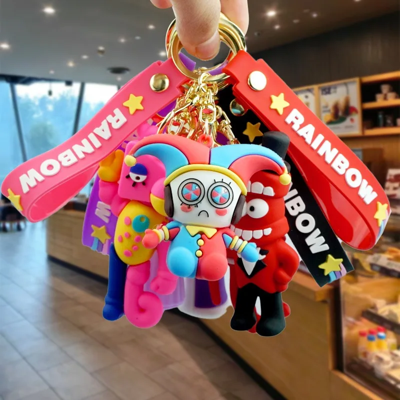 Hot Sales The Amazing Digital Circus Keychain Anime Key Ring Classic Toys Girls Boys Bags Pendant Decoration Gifts
Hot Sales The Amazing Digital Circus Keychain Anime Key Ring Classic Toys Girls Boys Bags Pendant Decoration Gifts