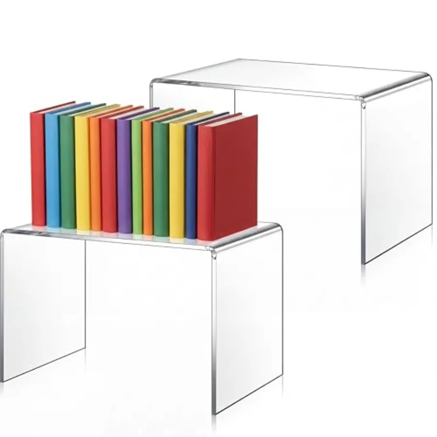 2 Pcs Inch Large Acrylic Risers Display Stands 5 mm Thick Acrylic Shelf Riser Showcase for Bookshelf Collectibles Jewelry Cupca
2 Pcs Inch Large Acrylic Risers Display Stands 5 mm Thick Acrylic Shelf Riser Showcase for Bookshelf Collectibles Jewelry Cupca