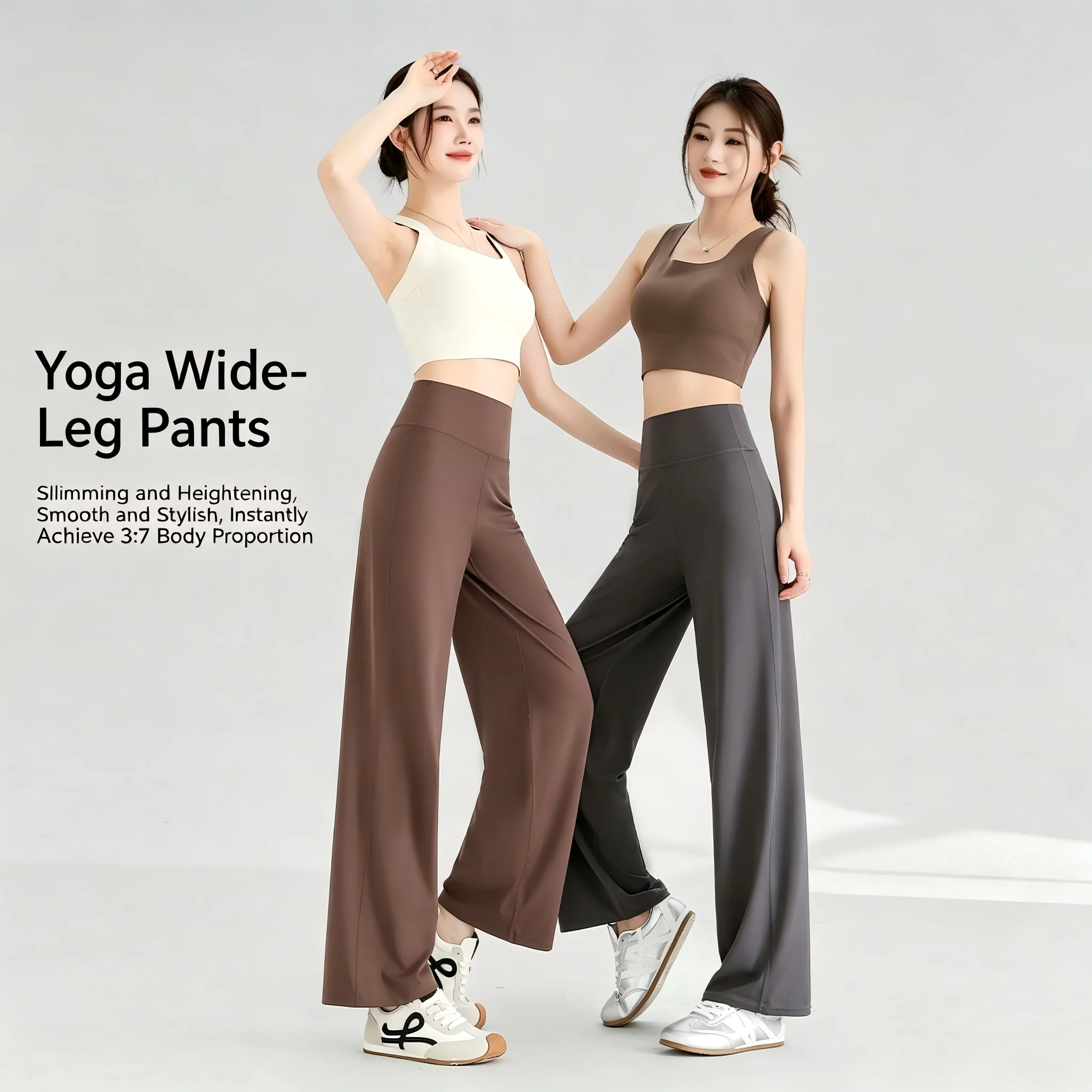 New Arrival Premium Loose Straight Yoga Pants High Waist Tummy Control Quick Dry Wide Leg Pilates Fitness Pants Summer Thin Cool
New Arrival Premium Loose Straight Yoga Pants High Waist Tummy Control Quick Dry Wide Leg Pilates Fitness Pants Summer Thin Cool