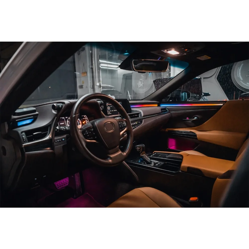 Динамический окружающий свет для LEXUS ES 300H 350 ES300h 2018-2024, комплект аксессуаров для внутренней светодиодной панели, обновленная отделка
Динамический окружающий свет для LEXUS ES 300H 350 ES300h 2018-2024, комплект аксессуаров для внутренней светодиодной панели, обновленная отделка