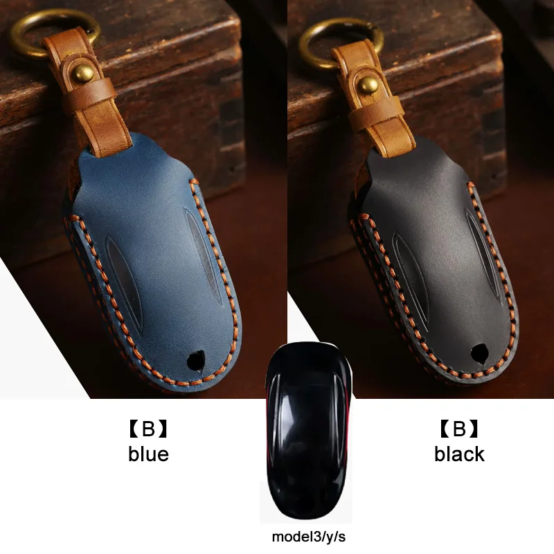 2 шт. для чехла для ключей tesla model3modelY кожаный чехол для ключей от машины ручной работы 
2 шт. для чехла для ключей tesla model3modelY кожаный чехол для ключей от машины ручной работы