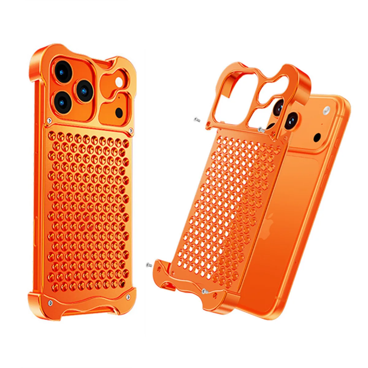 Heat Dissipation Phone Cover for iPhone 17 Pro Max 16 Pro 15 Pro Max Aluminum Alloy Shock Absorption Protection for iPhone Air
Heat Dissipation Phone Cover for iPhone 17 Pro Max 16 Pro 15 Pro Max Aluminum Alloy Shock Absorption Protection for iPhone Air
