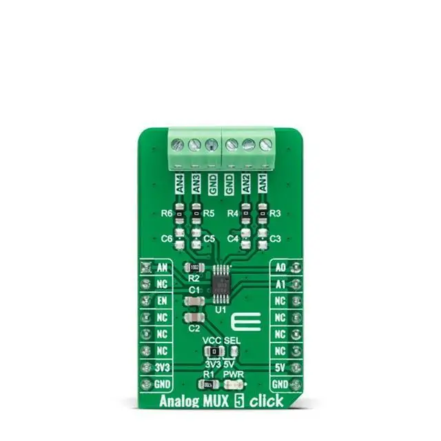 New MIKROE-5120 ANALOG MUX 5 CLICK
New MIKROE-5120 ANALOG MUX 5 CLICK