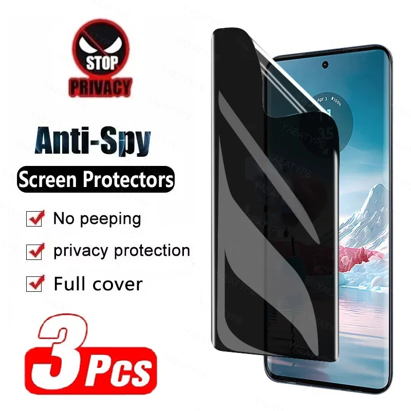 3Pcs For Motorola Privacy Hydrogel Film Edge 50 Pro 40 30 Ultra G84 G73 G60 G54 G53 G52 Protector Without Fingerprint Unlocking
3Pcs For Motorola Privacy Hydrogel Film Edge 50 Pro 40 30 Ultra G84 G73 G60 G54 G53 G52 Protector Without Fingerprint Unlocking