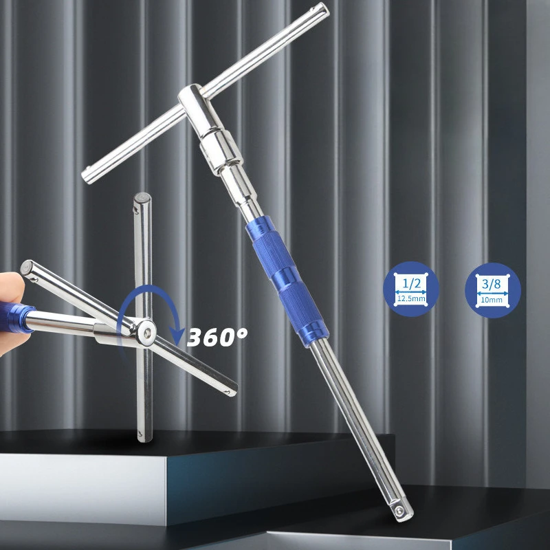 For Multifunctional T-Handle Socket Wrench Set with Interchangeable Sockets And Lever Bar Easy to Use Hand Tool for Repair Work
For Multifunctional T-Handle Socket Wrench Set with Interchangeable Sockets And Lever Bar Easy to Use Hand Tool for Repair Work