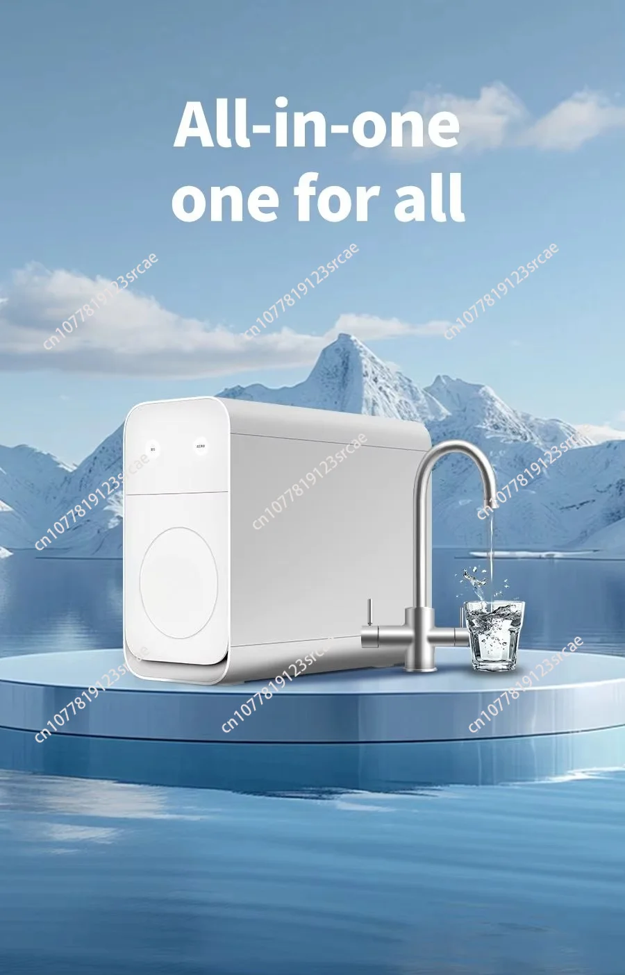 Water Purifier with Reverse Osmosis Membrane | Household Kitchen Sink Filter | Large Capacity Fast Flow 3.0 Liters/Minute
Water Purifier with Reverse Osmosis Membrane | Household Kitchen Sink Filter | Large Capacity Fast Flow 3.0 Liters/Minute