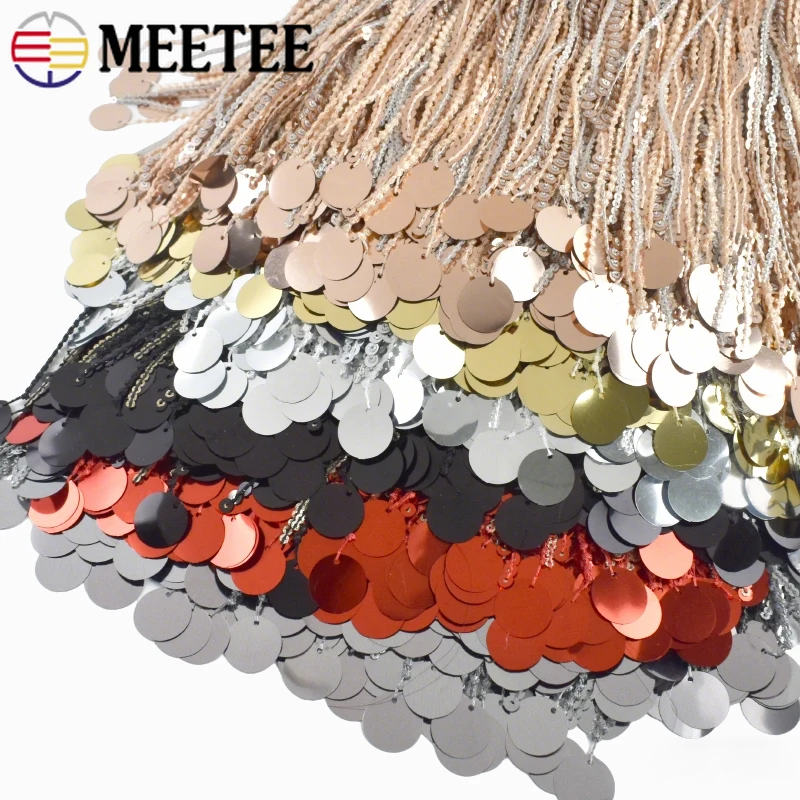 1/2/5Yards Meetee 16cm Sequin Tassel Bead Trimming Lace for Curtains Tassels Decorative Trims Stitching DIY Sewing Accessory
1/2/5Yards Meetee 16cm Sequin Tassel Bead Trimming Lace for Curtains Tassels Decorative Trims Stitching DIY Sewing Accessory