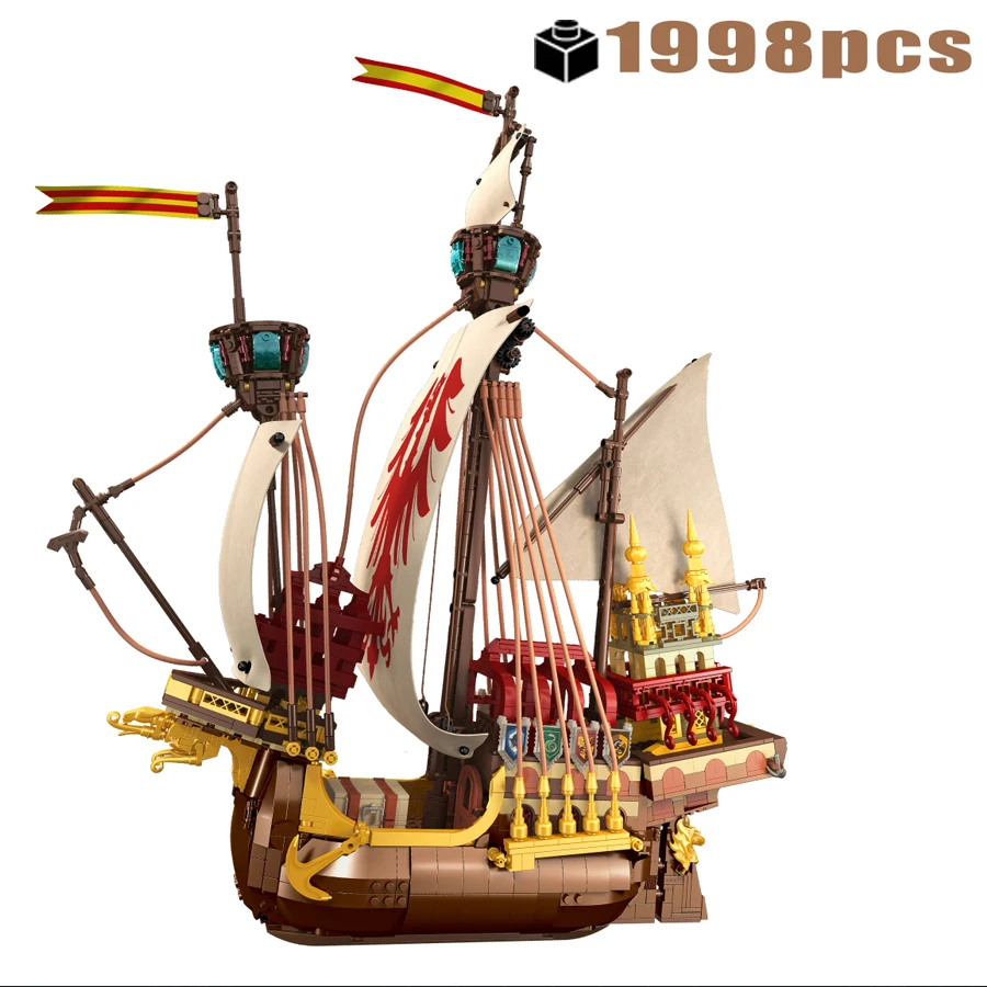 1998 PCS New Sailboat Building Blocks Model MOC Sets WarShip Kit Creative Bricks Assembly Toys for Kids Adult Birthday Gifts
1998 PCS New Sailboat Building Blocks Model MOC Sets WarShip Kit Creative Bricks Assembly Toys for Kids Adult Birthday Gifts