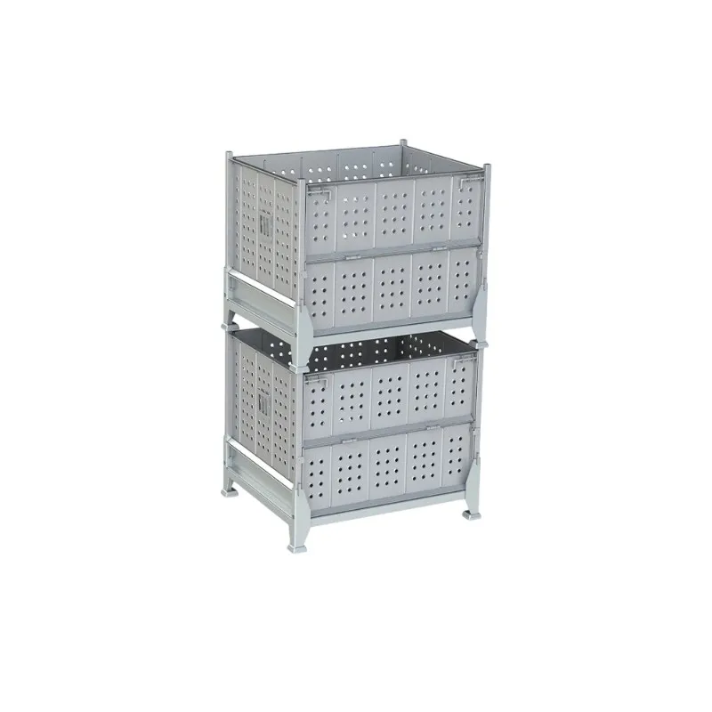 Corrosion-Resistant Powder Coated High-Strength Collapsible Perforated Steel Storage Cage Stackable Customizable Storage
Corrosion-Resistant Powder Coated High-Strength Collapsible Perforated Steel Storage Cage Stackable Customizable Storage