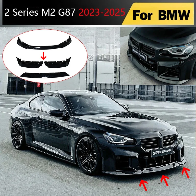 For BMW 2 Series M2 G87 2023 2024 2025 Car Front Bumper Lip Spoiler Refit Chin Splitter Lip Lower Guard Protector Blade Body Kit
For BMW 2 Series M2 G87 2023 2024 2025 Car Front Bumper Lip Spoiler Refit Chin Splitter Lip Lower Guard Protector Blade Body Kit