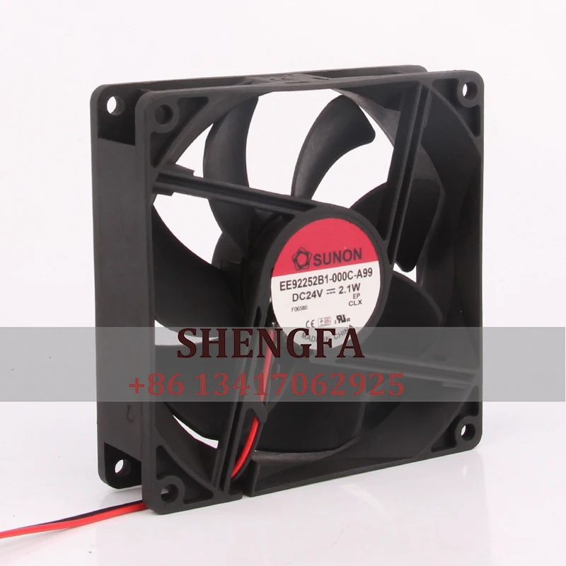 SUNON EE92252B1-000C-A99 Case Cooling Fan DC24V 2.1W 92x92x25MM 9CM 9225 2-wire Inverter Centrifugal Industrial Exhaust
SUNON EE92252B1-000C-A99 Case Cooling Fan DC24V 2.1W 92x92x25MM 9CM 9225 2-wire Inverter Centrifugal Industrial Exhaust
