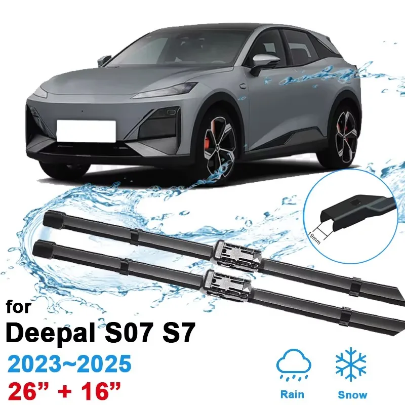 Car Wiper Blade For Deepal S07 S7 2023 2024 2025 Brushes Cutter Cleaning Windows Windshield Car Wipers Blades Auto Accessories
Car Wiper Blade For Deepal S07 S7 2023 2024 2025 Brushes Cutter Cleaning Windows Windshield Car Wipers Blades Auto Accessories