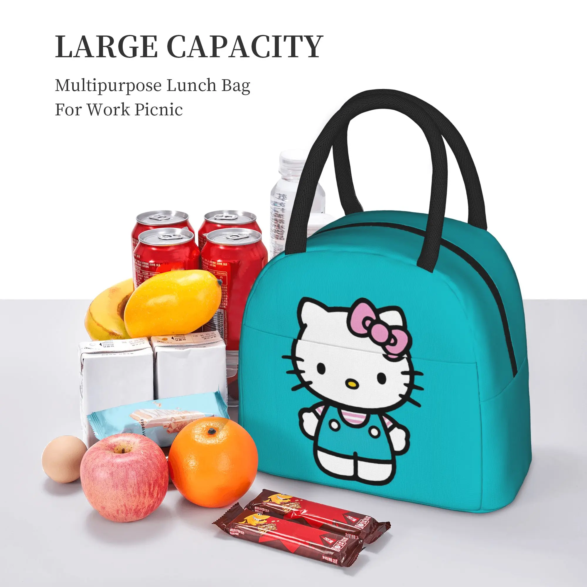 Hello Kitty Insulated Lunch Bags Leakproof Kawaii Cartoon Meal Container Thermal Bag Tote Lunch Box School Picnic Food Bag
Hello Kitty Insulated Lunch Bags Leakproof Kawaii Cartoon Meal Container Thermal Bag Tote Lunch Box School Picnic Food Bag