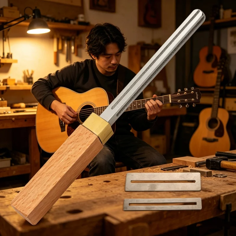 2026 New Guitar Fret Crowning Dressing File with Neck Sheet Guitar Repairing Fret File Guitar Fret Crowning File
2026 New Guitar Fret Crowning Dressing File with Neck Sheet Guitar Repairing Fret File Guitar Fret Crowning File