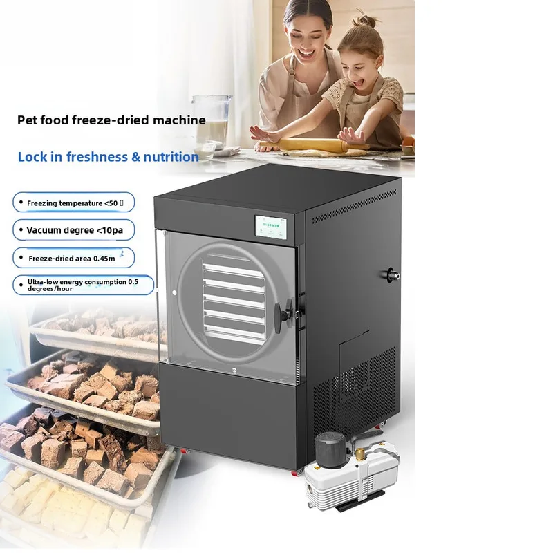 Vegetables, Pet Food, Medicines, Low-temperature Vacuum Freeze Dryer For Home Use
Vegetables, Pet Food, Medicines, Low-temperature Vacuum Freeze Dryer For Home Use