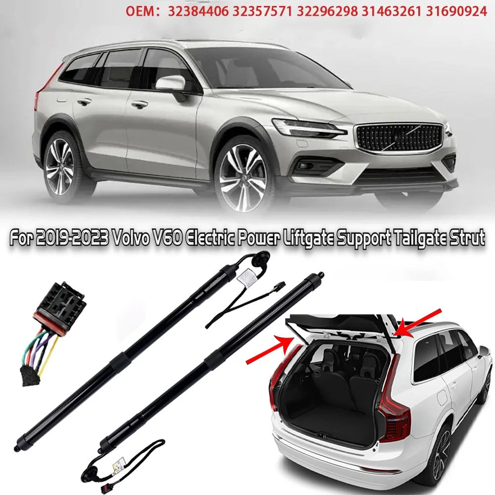 For 2019-2023 Volvo V60 Electric Power Liftgate Support Tailgate Strut OEM:32384406 32357571 32296298 31463261 31690924
For 2019-2023 Volvo V60 Electric Power Liftgate Support Tailgate Strut OEM:32384406 32357571 32296298 31463261 31690924