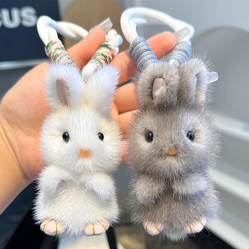 Cute Mink Fur Bunny Keychain Keychain Ladies Car Bag Pendant Fashion Accessories Fluffy Key Ring Girl Bag Pendant
Cute Mink Fur Bunny Keychain Keychain Ladies Car Bag Pendant Fashion Accessories Fluffy Key Ring Girl Bag Pendant