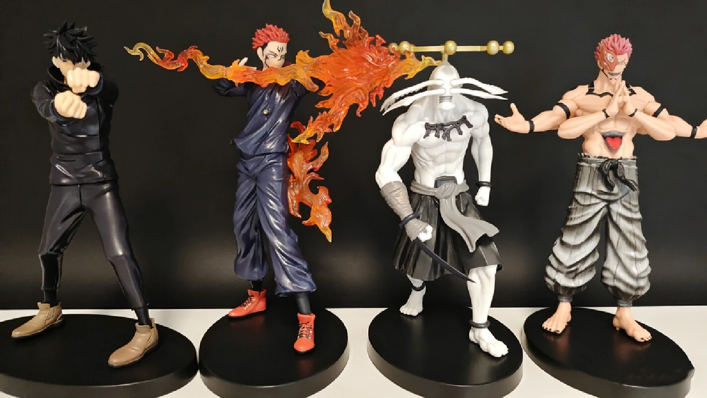 Anime Figure Jujutsu Kaisen Series Fushiguro Megumi Ryomen Sukuna Itadori Yuji Action Collectible Desktop Statue Toys Decoration
Anime Figure Jujutsu Kaisen Series Fushiguro Megumi Ryomen Sukuna Itadori Yuji Action Collectible Desktop Statue Toys Decoration