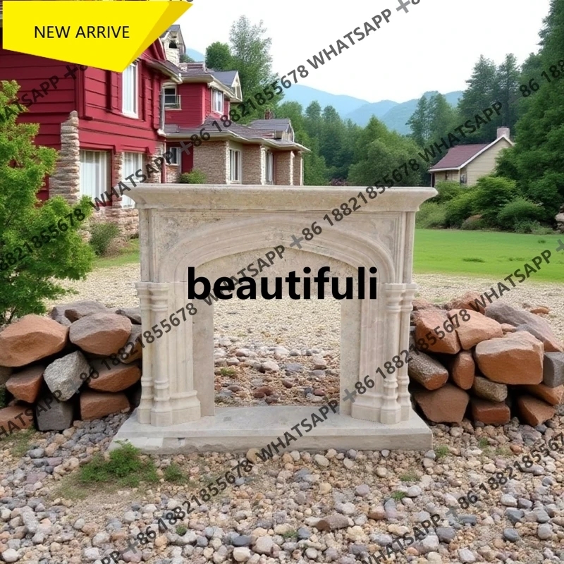 Q178 Quyang stone carving cave stone fireplace European retro fireplace cabinet living room stone carving fireplace
Q178 Quyang stone carving cave stone fireplace European retro fireplace cabinet living room stone carving fireplace