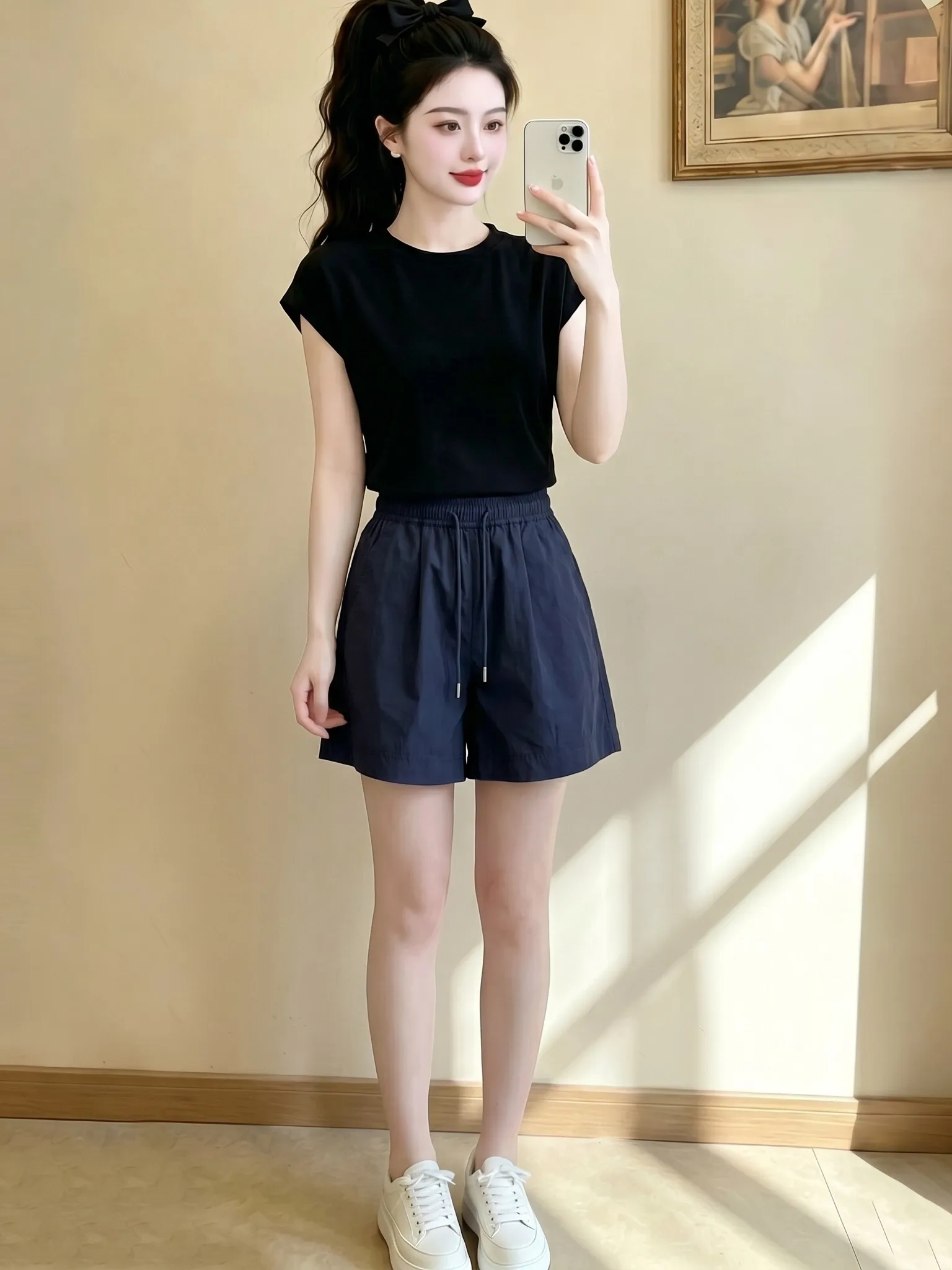 Summer Casual Pants Women's Loose Lightweight Breathable Comfortable Korean Style Versatile Fashionable Shorts Straight Leg
Summer Casual Pants Women's Loose Lightweight Breathable Comfortable Korean Style Versatile Fashionable Shorts Straight Leg