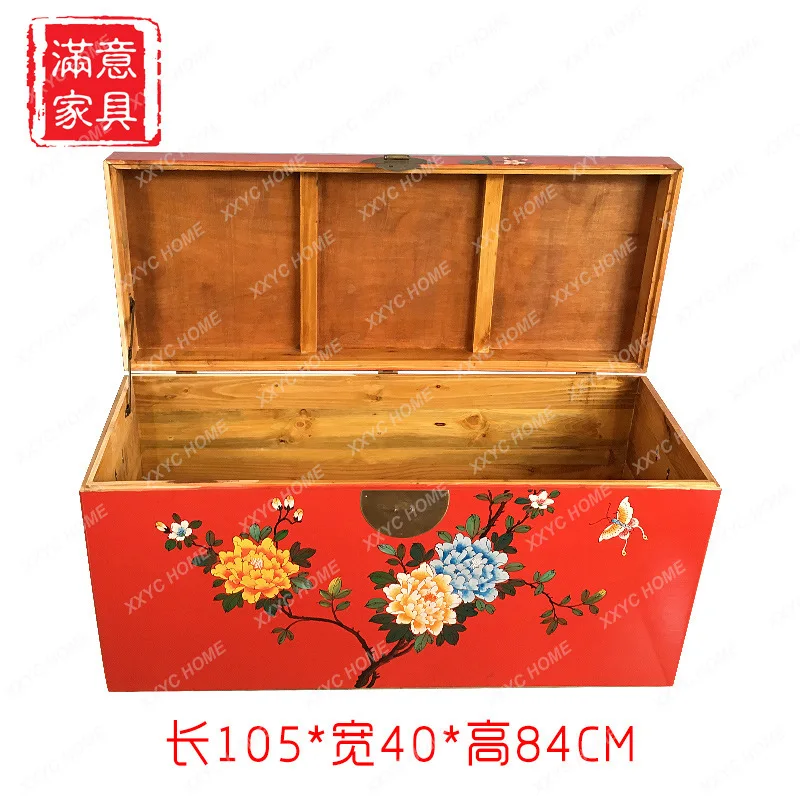 Retro antique Chinese camphor wood solid wood suitcase storage painting cabinet
Retro antique Chinese camphor wood solid wood suitcase storage painting cabinet
