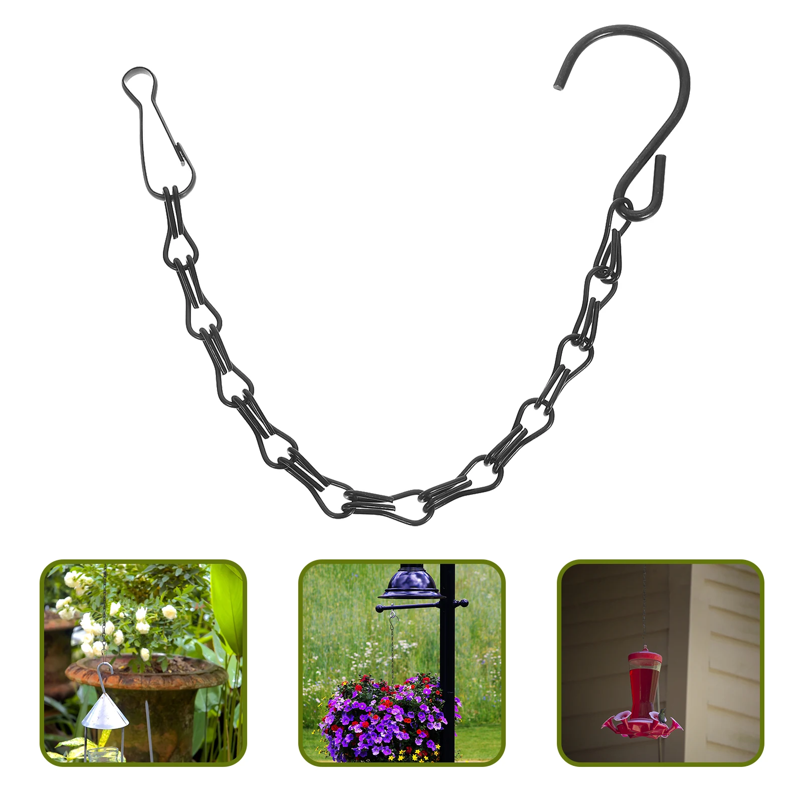 10 Pcs Hanging Iron Chains Flower Pots Holder Flowerpot Bird Feeder Hanger Garden Decorative for Plants
10 Pcs Hanging Iron Chains Flower Pots Holder Flowerpot Bird Feeder Hanger Garden Decorative for Plants