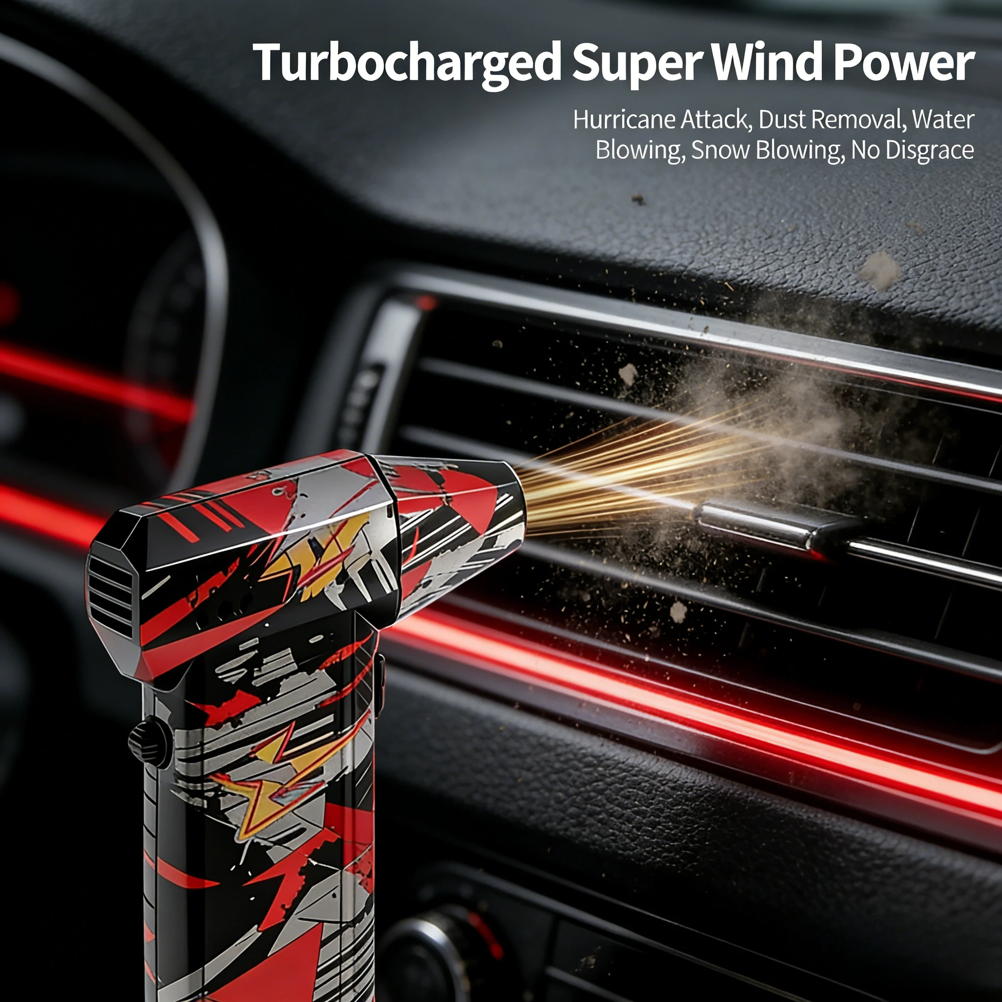 X9 Violent Fan 130000RPM Turbo Jet Fan 5000mAh * 2 Мощный воздуходувка Duster Cleaner 200W Высокомощный канальный вентилятор для очистки автомобиля ПК
X9 Violent Fan 130000RPM Turbo Jet Fan 5000mAh * 2 Мощный воздуходувка Duster Cleaner 200W Высокомощный канальный вентилятор для очистки автомобиля ПК