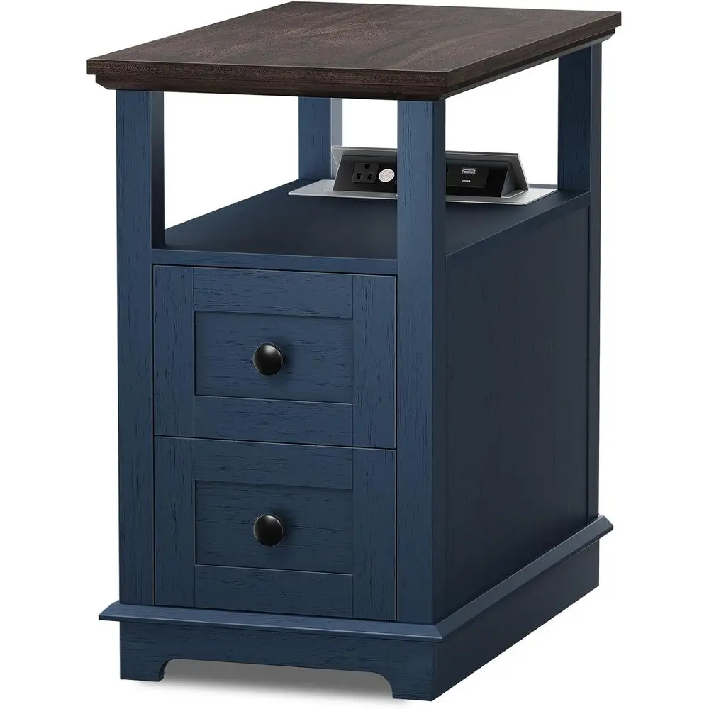 2-Piece End Table Set with Charging Station, USB & Type-C Ports, Wooden Storage for Living Room or Bedroom
2-Piece End Table Set with Charging Station, USB & Type-C Ports, Wooden Storage for Living Room or Bedroom