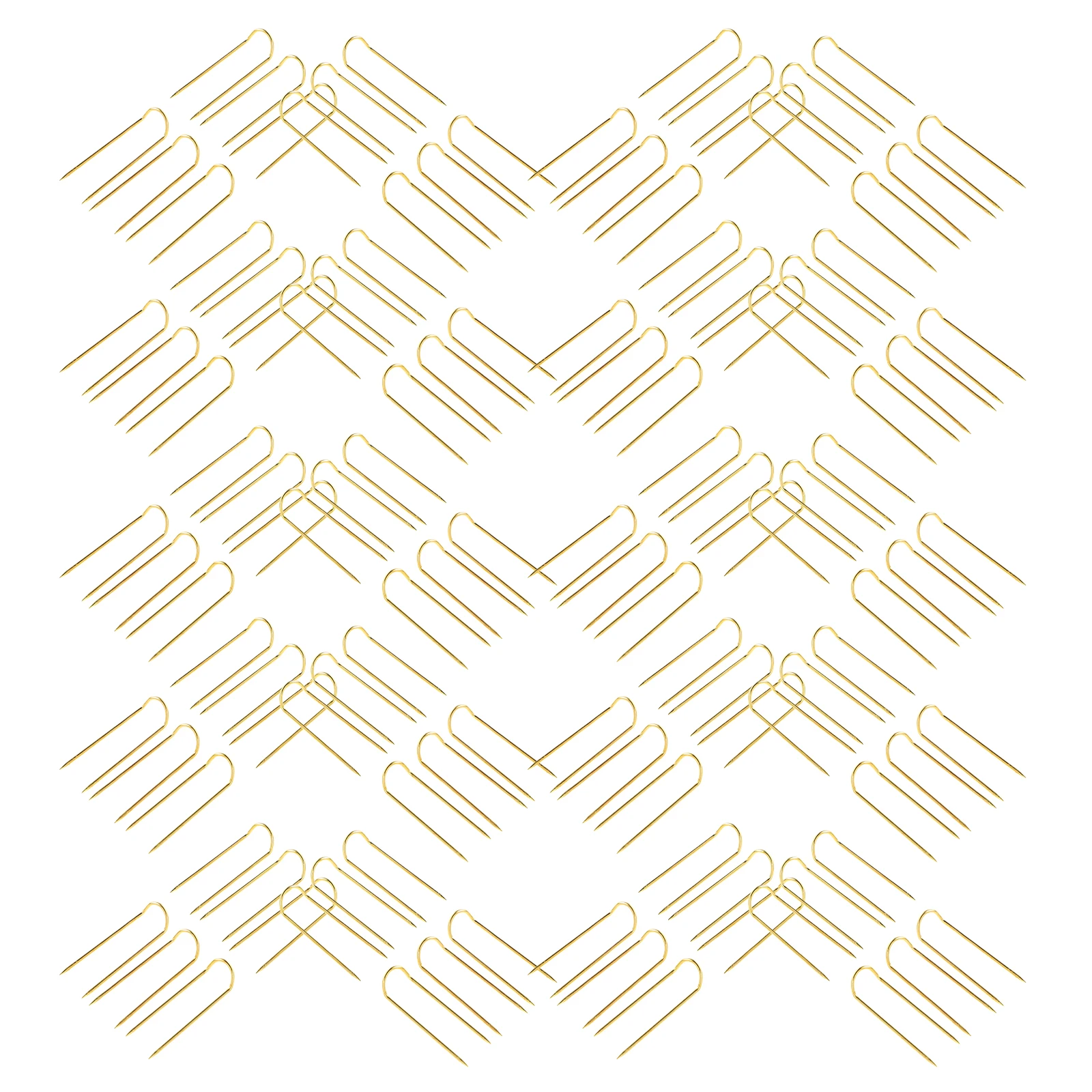 100 pcs Golden U-Shaped Patchwork Needles Durable Double Fixation Curved Hand Needles Sewing Making Embroidery Metal Kit
100 pcs Golden U-Shaped Patchwork Needles Durable Double Fixation Curved Hand Needles Sewing Making Embroidery Metal Kit