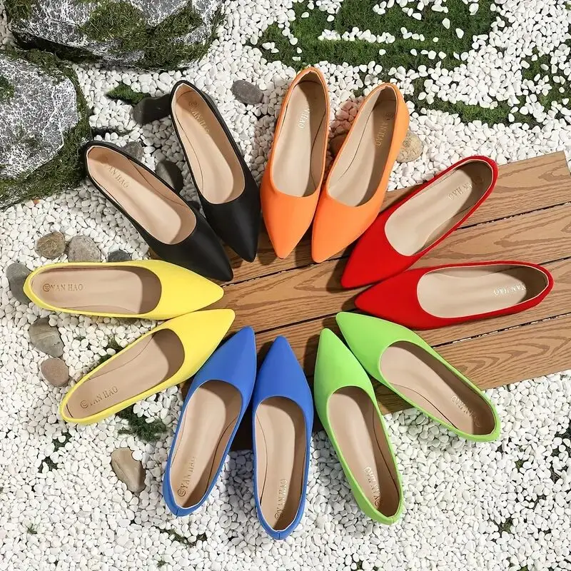 Женские туфли из микрофибры ярких цветов на плоской подошве для узких ног, большие размеры, летняя уличная повседневная обувь с острым носком, оранжевые, 33, 48 47, слипоны
Женские туфли из микрофибры ярких цветов на плоской подошве для узких ног, большие размеры, летняя уличная повседневная обувь с острым носком, оранжевые, 33, 48 47, слипоны