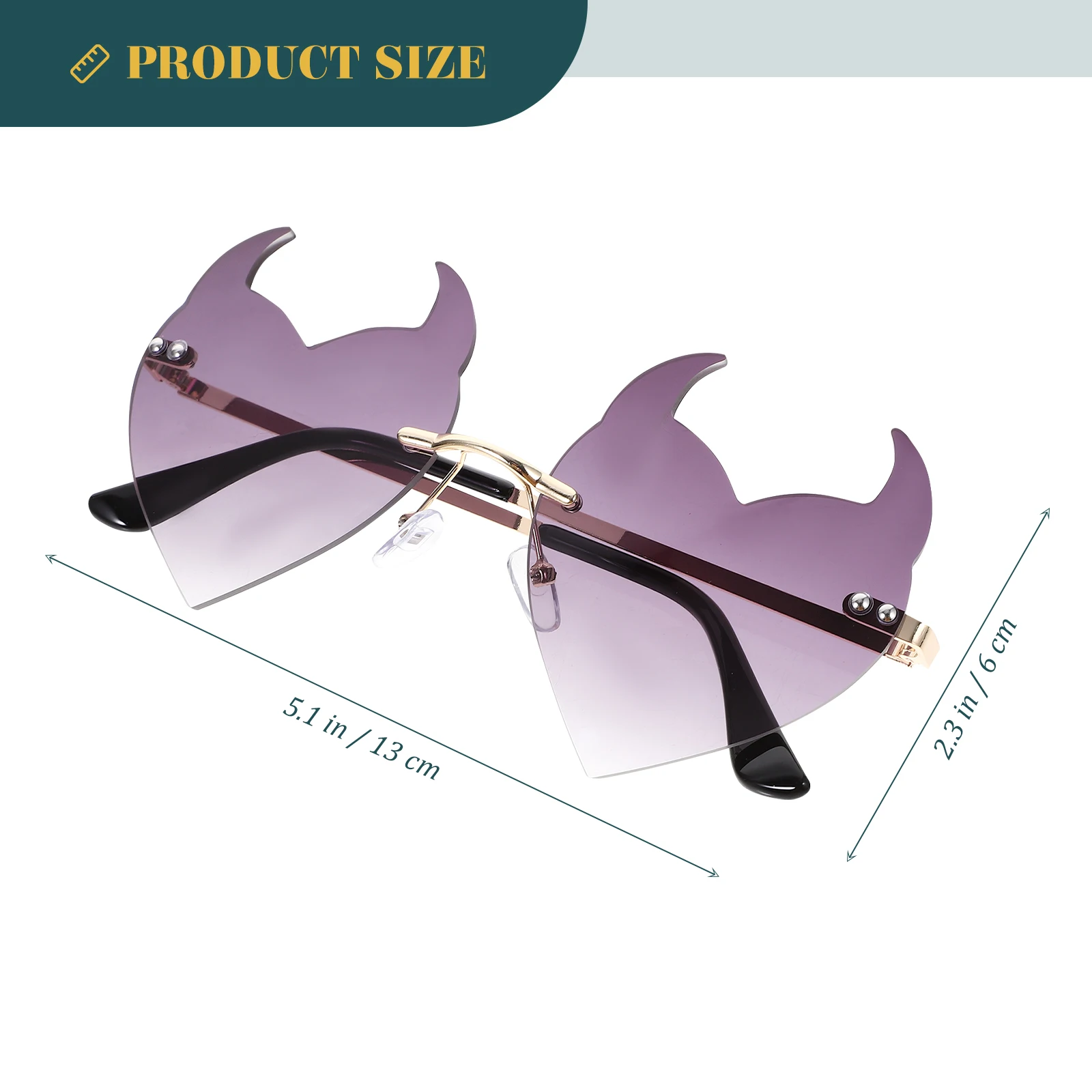 Rimless Heart Glasses Shaped Sunglasses Heart-shaped Eyeglasses Men Trend for Women Man
Rimless Heart Glasses Shaped Sunglasses Heart-shaped Eyeglasses Men Trend for Women Man