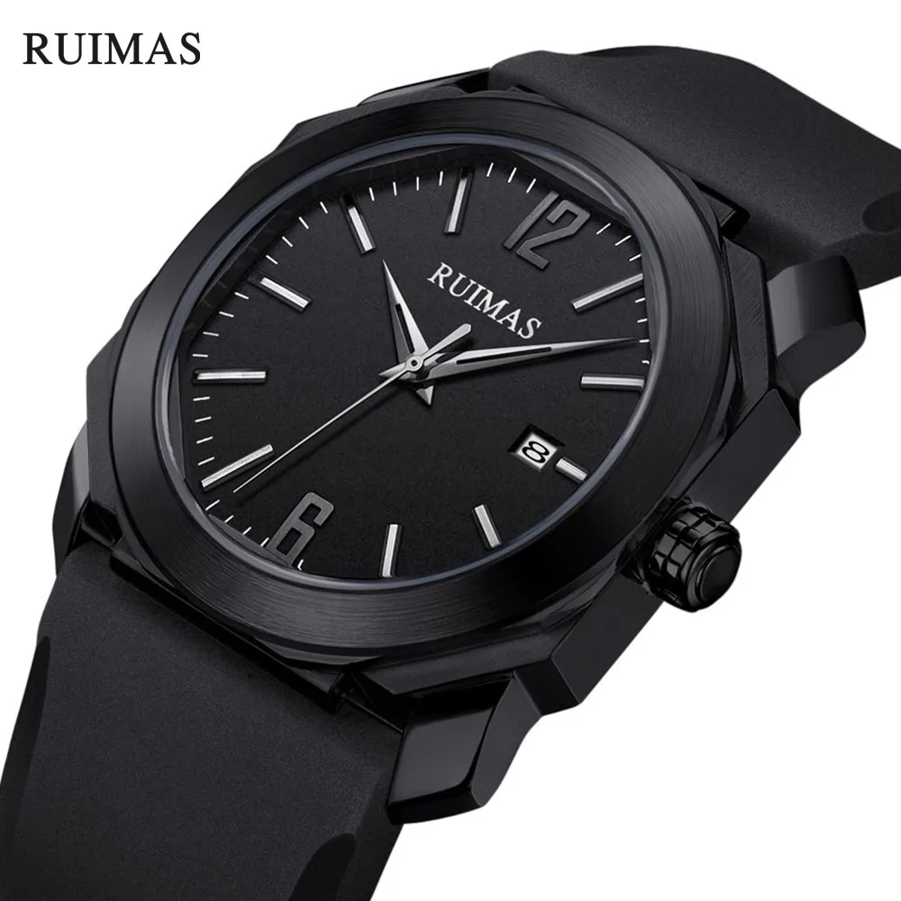 RUIMAS Men's Sports Watch Fashion Simple Quartz Movement Silicone Waterproof Men Wristwatch Casual Clock with Auto Date Relogio
RUIMAS Men's Sports Watch Fashion Simple Quartz Movement Silicone Waterproof Men Wristwatch Casual Clock with Auto Date Relogio