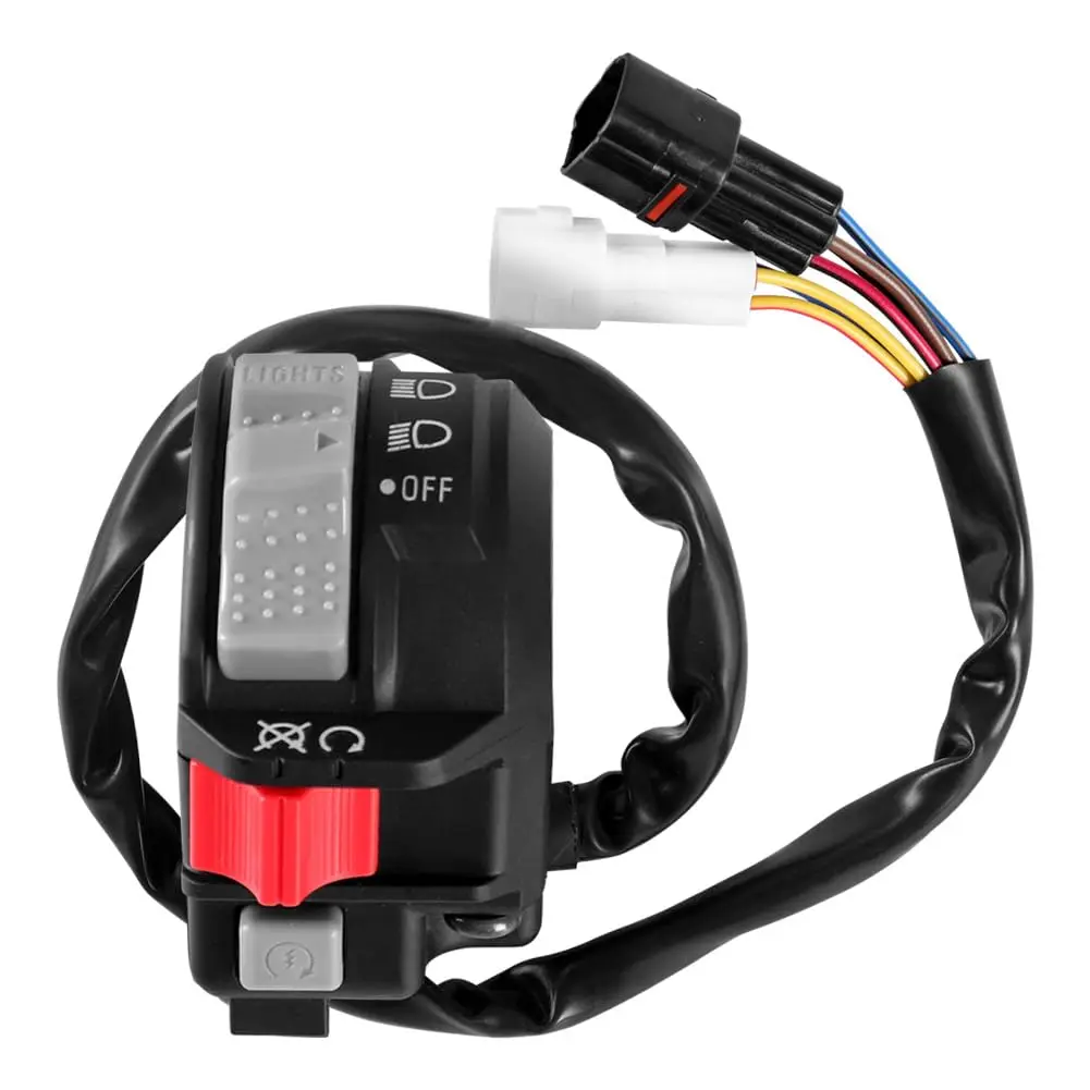 Left Handlebar Switch,Handlebar Control Engine Start Run Off Headlight Switch for Yamaha YFM125 250 Grizzly Raptor 125 Warrior W
Left Handlebar Switch,Handlebar Control Engine Start Run Off Headlight Switch for Yamaha YFM125 250 Grizzly Raptor 125 Warrior W