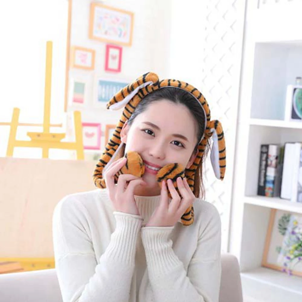 Airbag Headband Tiger Pattern Animal Ears Moving Hair Wrap For Party Cosplay Photo Prop Halloween Christmas Easter Winter
Airbag Headband Tiger Pattern Animal Ears Moving Hair Wrap For Party Cosplay Photo Prop Halloween Christmas Easter Winter