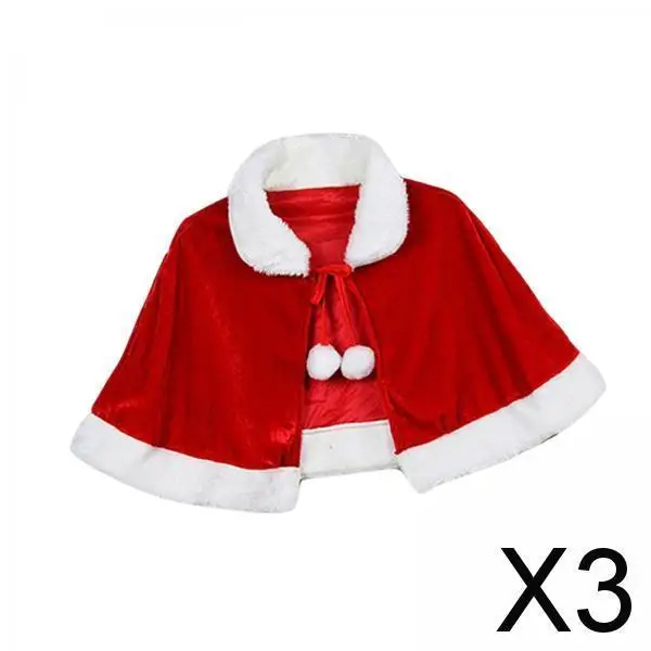 3xRed Velvet Cape Dress up Christmas Costume Cloak for Carnival Xmas Supplies Adult
3xRed Velvet Cape Dress up Christmas Costume Cloak for Carnival Xmas Supplies Adult