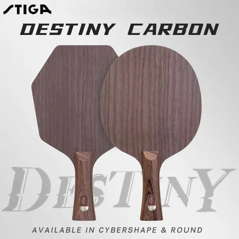 STIGA DESTINY Carbon Table Tennis Blade 5+2 Outer Carbon Ping Pong Blade Professional Lightweight Base Board with Original Box
STIGA DESTINY Carbon Table Tennis Blade 5+2 Outer Carbon Ping Pong Blade Professional Lightweight Base Board with Original Box