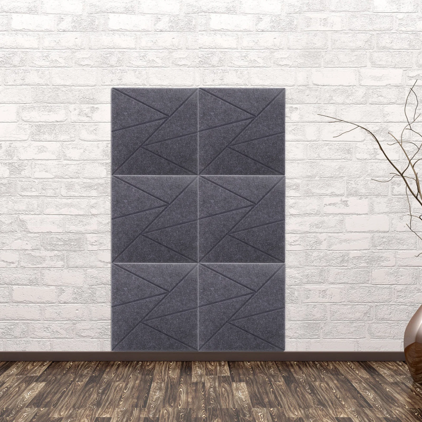 6Pcs Acoustic Absorption Panels Black High Density Soundproof Foam Board Selfadhesive Noise Dampening Pads for Gaming Room Music
6Pcs Acoustic Absorption Panels Black High Density Soundproof Foam Board Selfadhesive Noise Dampening Pads for Gaming Room Music