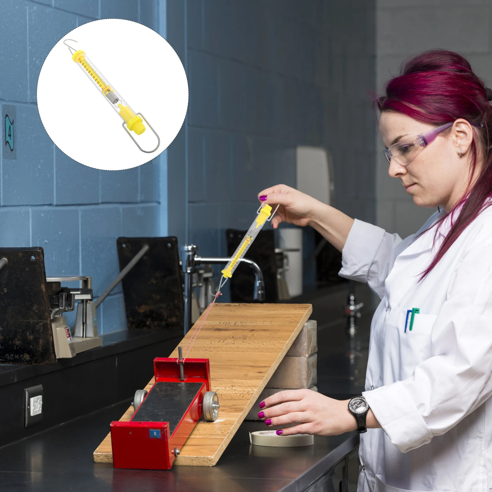 2pcs Tubular Spring Scale Force Meter Physics Teaching Tool Portable Pull Push Measuring Equipment Science Classroom Lab
2pcs Tubular Spring Scale Force Meter Physics Teaching Tool Portable Pull Push Measuring Equipment Science Classroom Lab