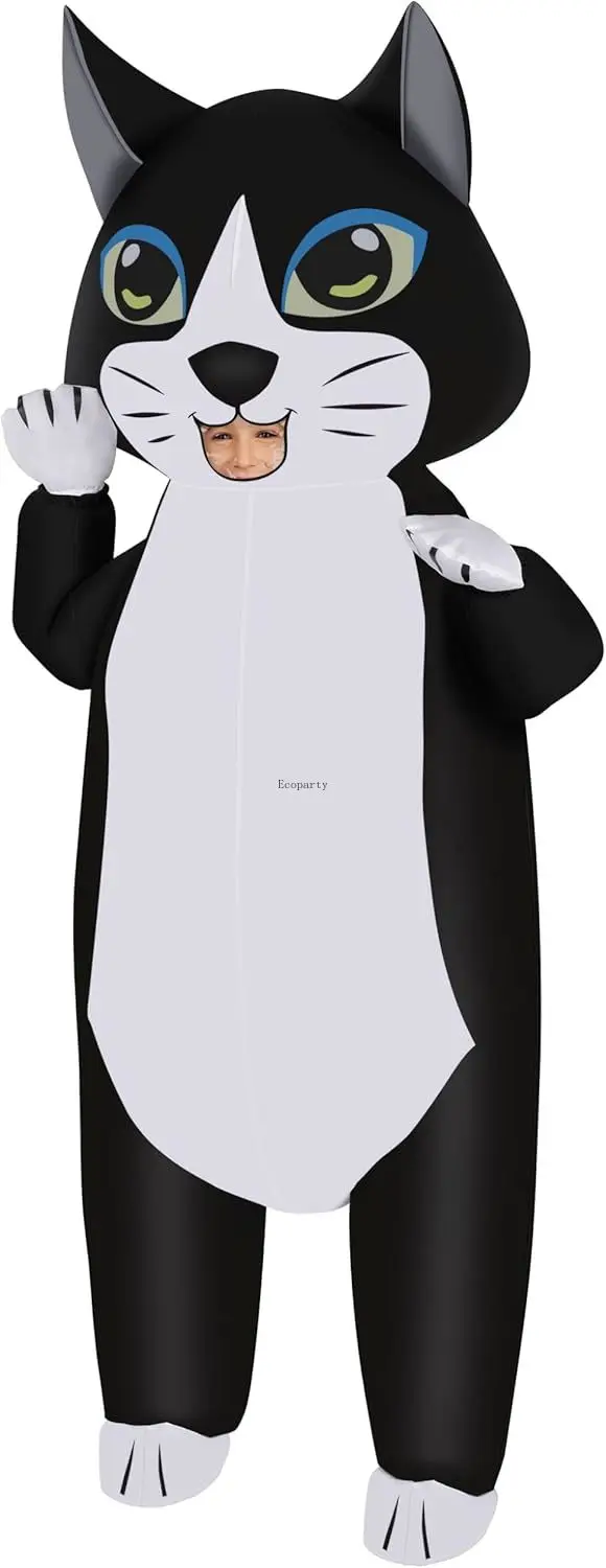 Автоматический надувной костюм кошки для взрослых и детей, костюм для косплея, водонепроницаемый легкий комбинезон всего тела со съемным вентилятором (4 * AA
Автоматический надувной костюм кошки для взрослых и детей, костюм для косплея, водонепроницаемый легкий комбинезон всего тела со съемным вентилятором (4 * AA