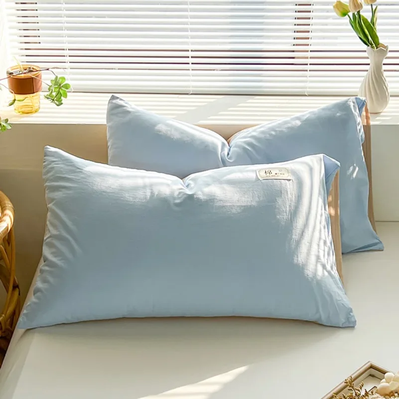 1pcs/2pcs 100% Cotton Pillowcases Soid Color Breathable Soft Bed Pillow Cover Skin Friendly Envelope Pillow Case NO Pillow Core
1pcs/2pcs 100% Cotton Pillowcases Soid Color Breathable Soft Bed Pillow Cover Skin Friendly Envelope Pillow Case NO Pillow Core