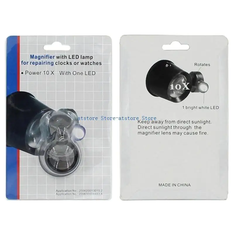 H37D 10X Jewelers Eye Loupe Loop Magnifier Monocular Glass for Watchmaker Repair Eye Loupe Glass Tools
H37D 10X Jewelers Eye Loupe Loop Magnifier Monocular Glass for Watchmaker Repair Eye Loupe Glass Tools