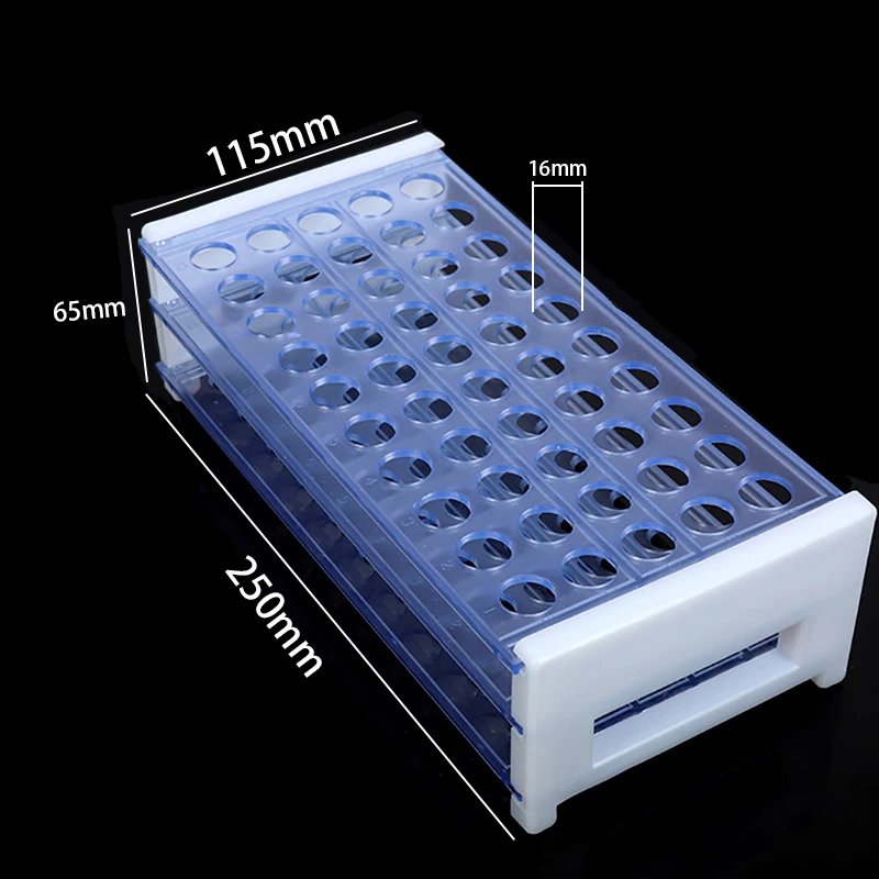 1 Set of Scientific Laboratory Test Tube Rack School Sample Supplies Office Stationery PS Plastic Caliber 16mm
1 Set of Scientific Laboratory Test Tube Rack School Sample Supplies Office Stationery PS Plastic Caliber 16mm