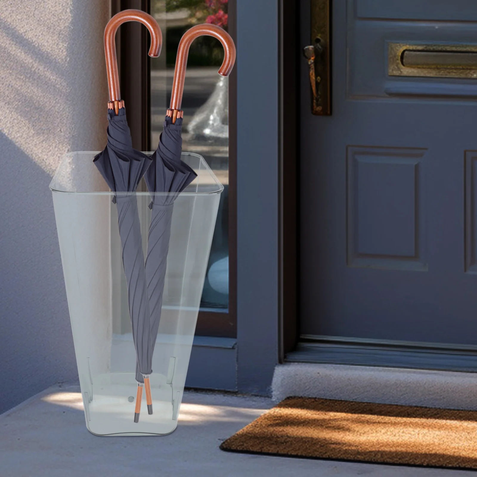 Transparent Umbrella Storage Tube Large Leakproof Circular Holder Base Bin for Home Entryway PET Material ganizers Stand Rack
Transparent Umbrella Storage Tube Large Leakproof Circular Holder Base Bin for Home Entryway PET Material ganizers Stand Rack