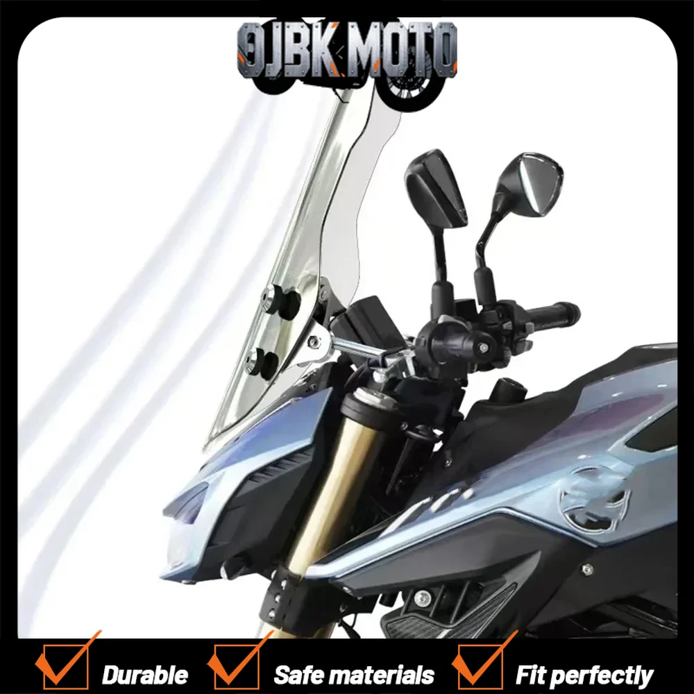 For QJMOTOR SRK 600/550 Motorcycle Windshield Screen Shield Windscreens Wind Deflectors Front Glass Increased Accessories
For QJMOTOR SRK 600/550 Motorcycle Windshield Screen Shield Windscreens Wind Deflectors Front Glass Increased Accessories