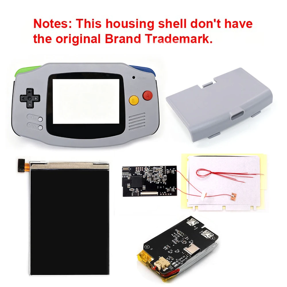 Hispeedido V2 IPS LCD Screen No Solder 3.2 inch with USB-C Rechargeable Batteries Backlight MOD For GameBoy Advance GBA Console
Hispeedido V2 IPS LCD Screen No Solder 3.2 inch with USB-C Rechargeable Batteries Backlight MOD For GameBoy Advance GBA Console
