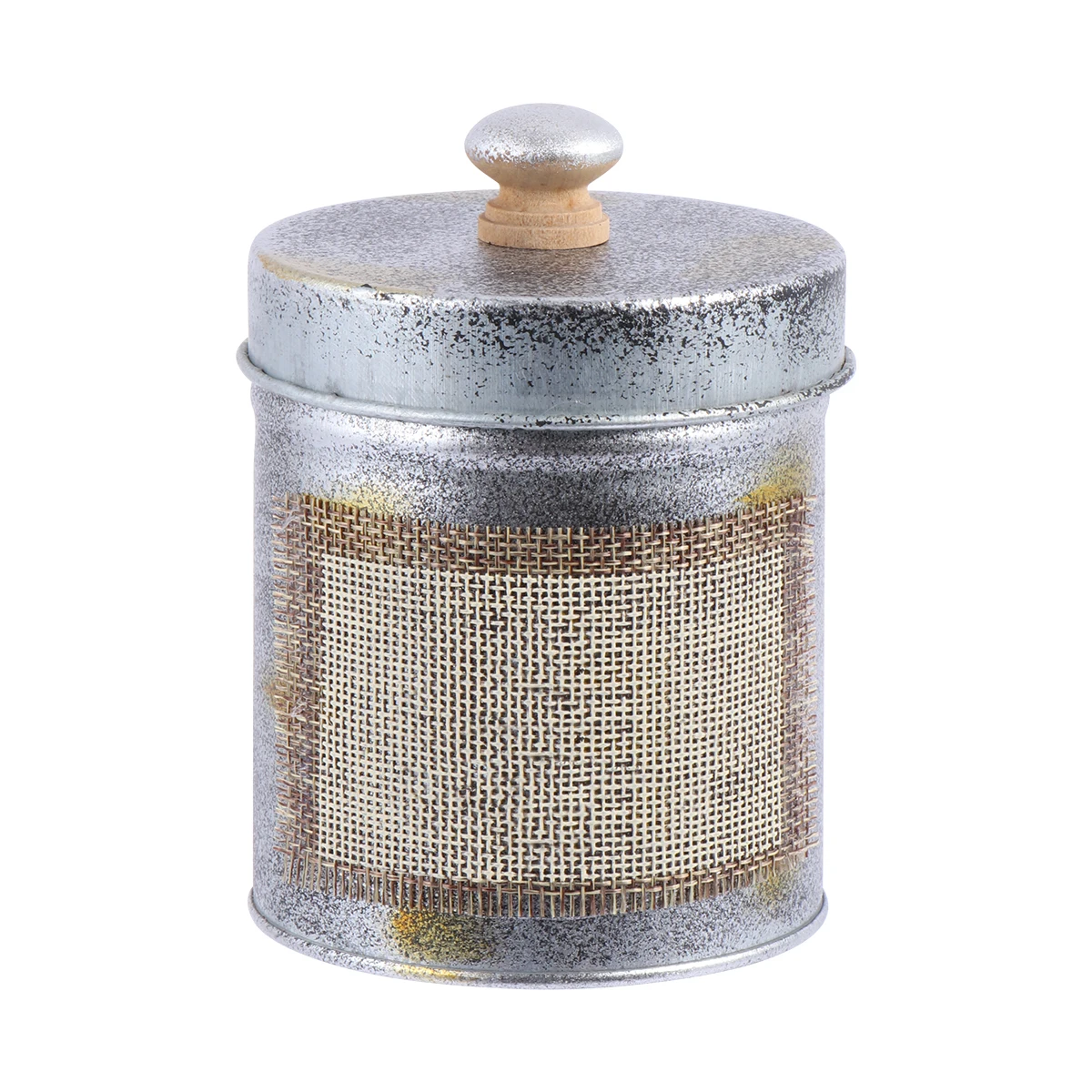 Retro Iron Canister Silver Lidded Container Kitchen Home Container Jars Home Decorative ganizer Jar Compact Light Weight
Retro Iron Canister Silver Lidded Container Kitchen Home Container Jars Home Decorative ganizer Jar Compact Light Weight