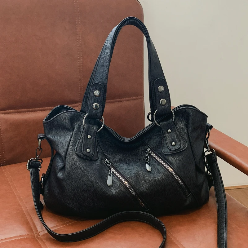 Y2K Trend PU Leather Work Shoulder Bag Large Capacity Crossbody Business Commuting Bag Women Female Black Handbag Travel Totes
Y2K Trend PU Leather Work Shoulder Bag Large Capacity Crossbody Business Commuting Bag Women Female Black Handbag Travel Totes